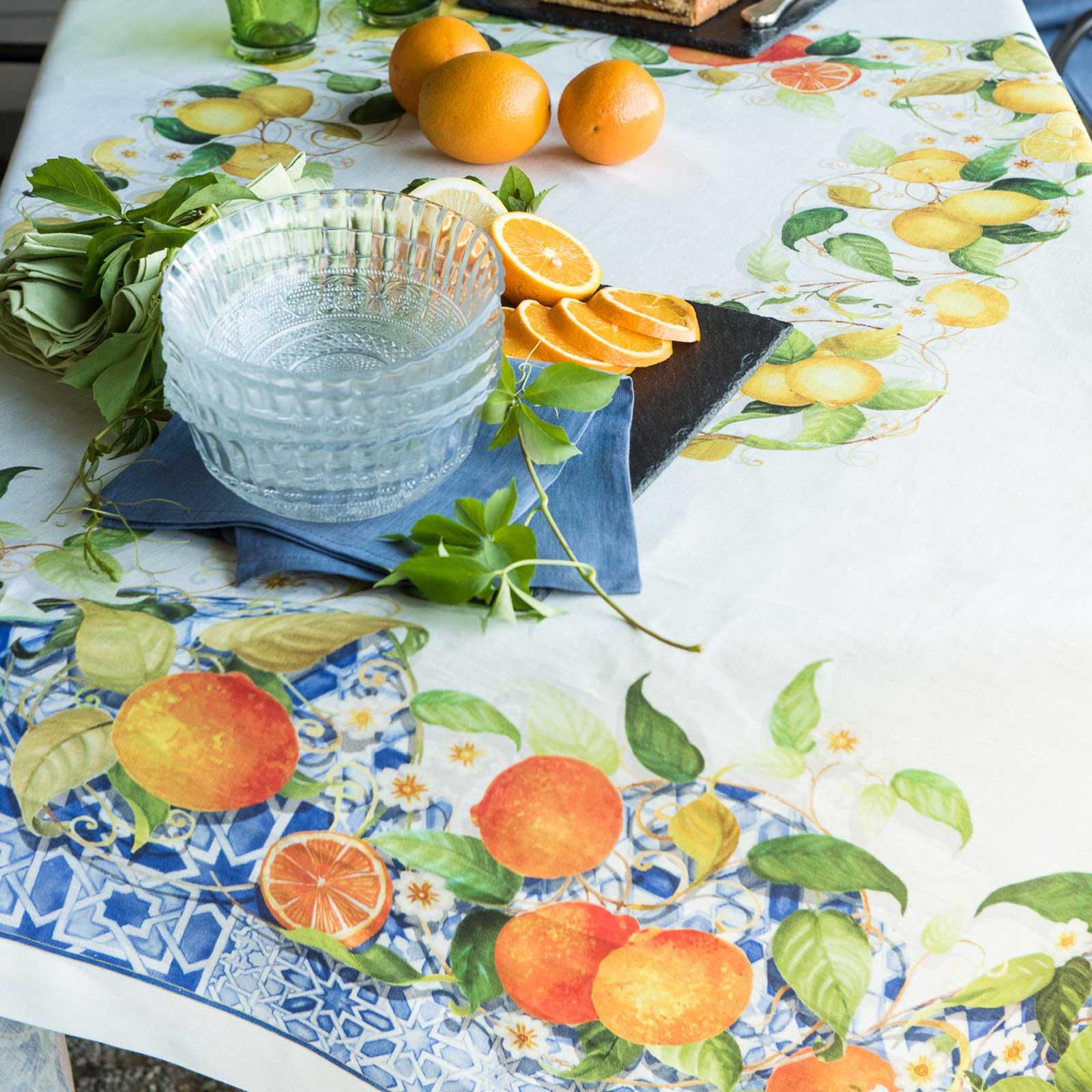 Capri Tablecloth - 100% Linen