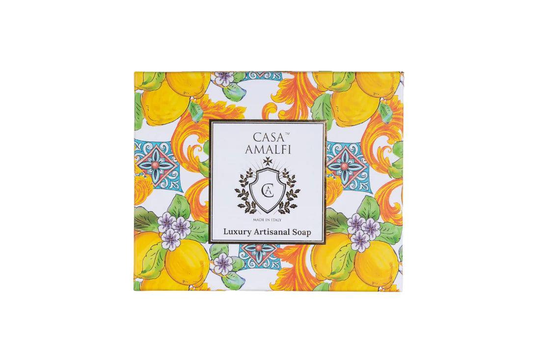 Positano Luxury Artisan Soap and Hand-Painted Plate Gift Box - THEHOUSEFUL