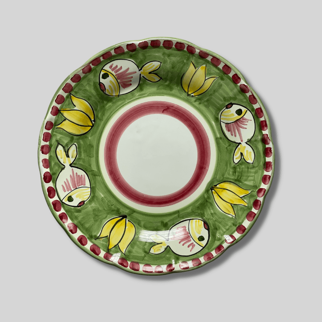 Amalfi Green Side Plate - THEHOUSEFUL