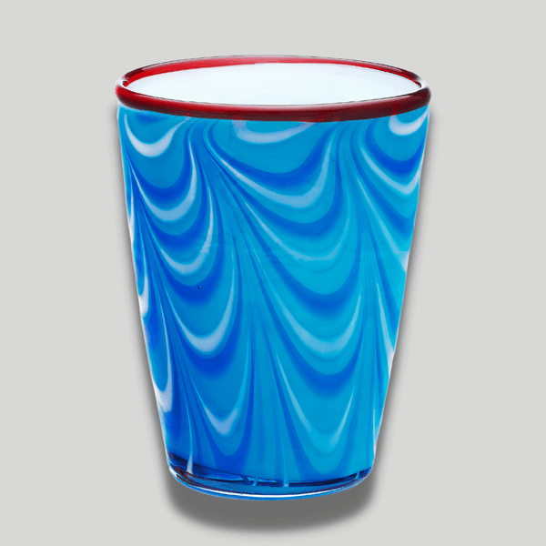 Blue Murrina Glass Tumbler - THEHOUSEFUL