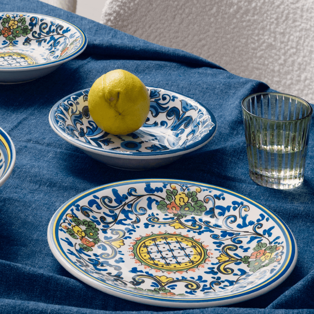 Capri Yellow Pasta Bowl - THEHOUSEFUL