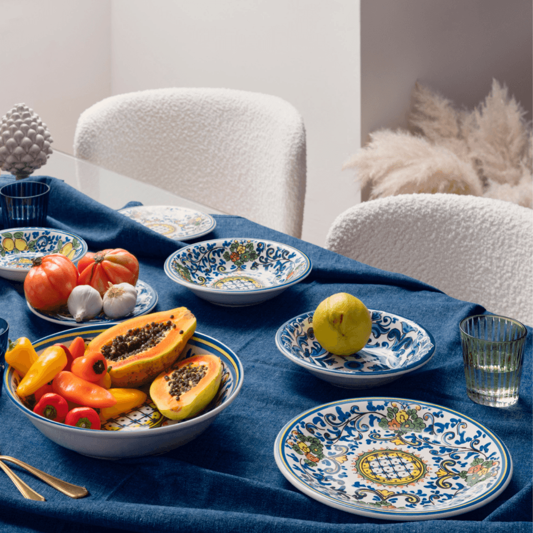 Capri Yellow Pasta Bowl - THEHOUSEFUL