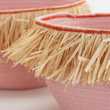 Pink Soft Baskets (Set of 3) - thehouseful