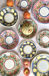 Mediterranean Plates Tableware Set - Set of 12 - THEHOUSEFUL
