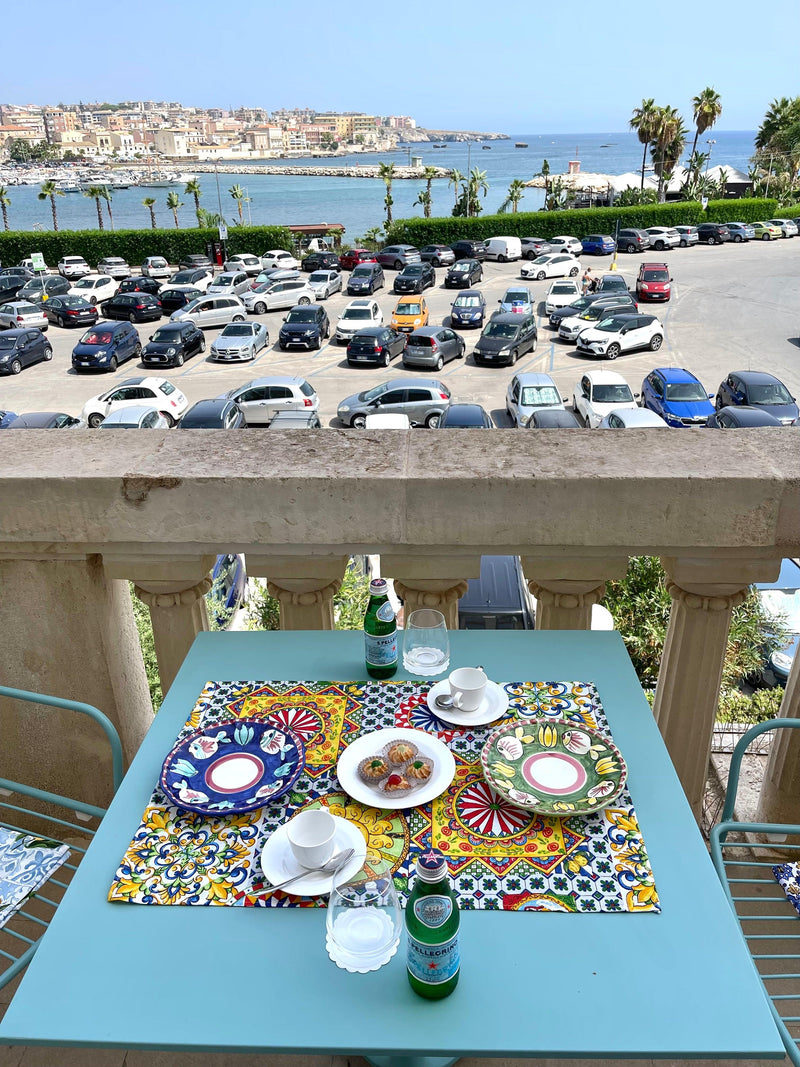 Amalfi Mix Plates Tableware Set - Set of 12 - THEHOUSEFUL