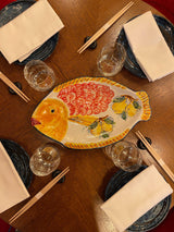 Amalfi Fish Oval Plate - THEHOUSEFUL