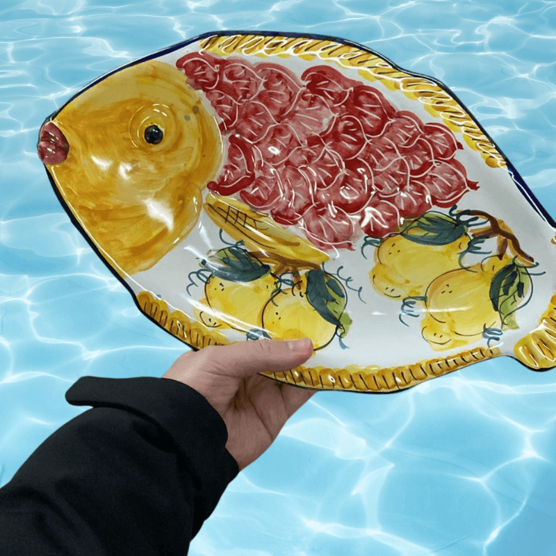 Amalfi Fish Oval Plate - THEHOUSEFUL