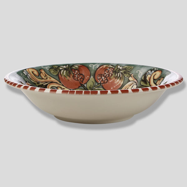 Green Pomegranates Bowl/Soup Plate - THEHOUSEFUL