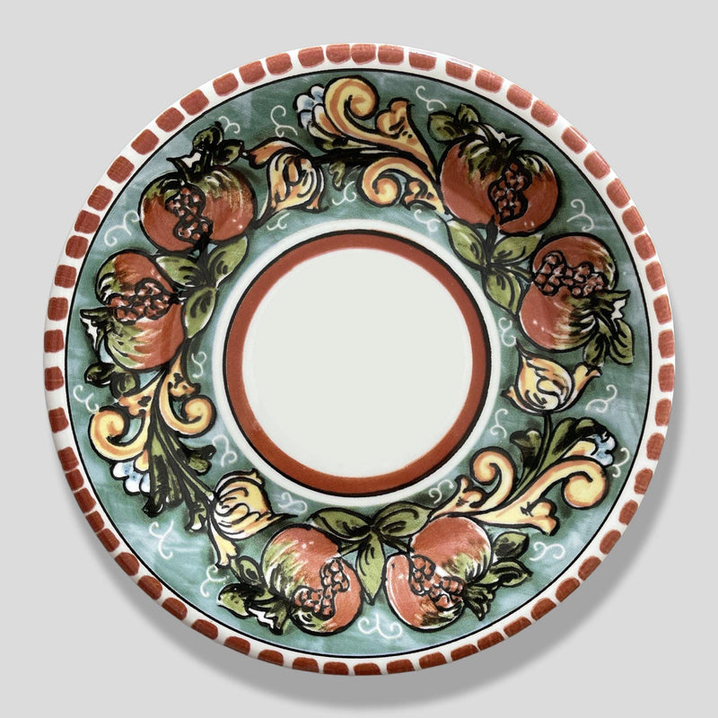 Green Pomegranates Dinner Plate - THEHOUSEFUL