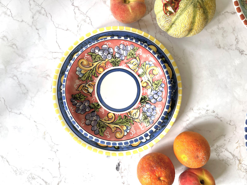 Green Pomegranates Side Plate - THEHOUSEFUL