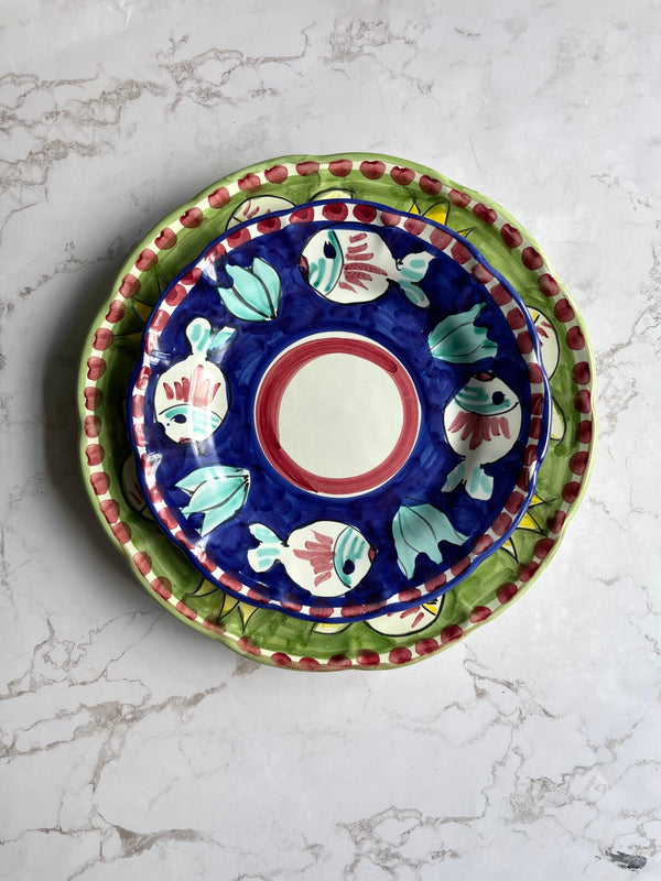 Amalfi Blue Side Plate - THEHOUSEFUL